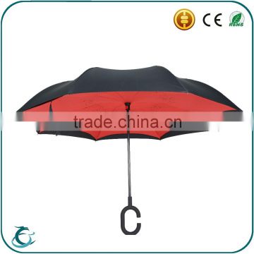 make in China manual open upside down 23" inverted umbrellas