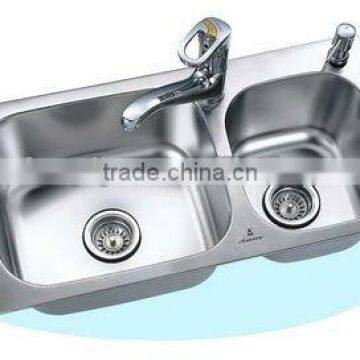 AM One Piece Stainless Steel Kitchen Sink made in China