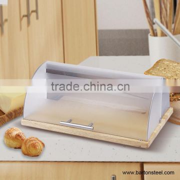 Wooden Bamboo Bread Box