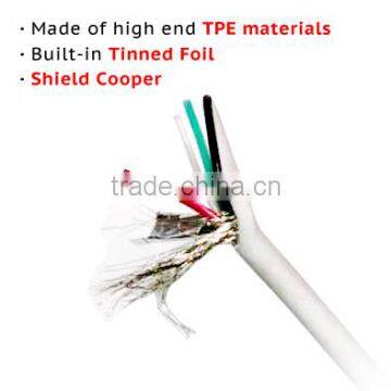 MFi Power Charging Cable For Apple Lightning, TPE Materials Tinned Foil Shield Copper