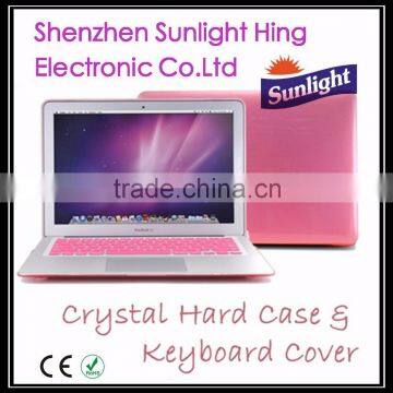 2015 Protective Laptop Hard Case for Macbook Air/Pro 11.6'' 13.3'' 15.4'' with free keyboard cover