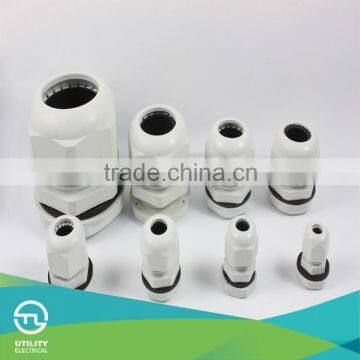 Nylon cable glands plastic cable connectors waterproof IP68 with CE Rohs