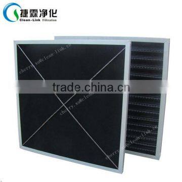 Activated carbon filter mesh