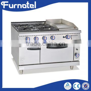 Professional Free Standing Commercial 900 Series gas range with 4 burner & oven                        
                                                Quality Choice