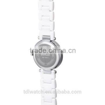 Hot New Products for 2015 Sapphire Fashion White Ceramic Watch