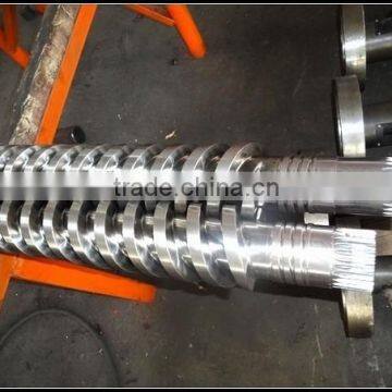 Parallel Twin Screws Extruder Screw Barrel for Plastic Extruder