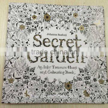 2016 Hot sale Hand-paint secret garden adult coloring book for wholesale promotion