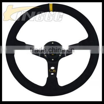 350MM Racing Suede Auto Steering Wheel