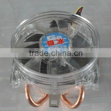 Hot selling CPU cooler with copper pipe,for 775 and K8 series