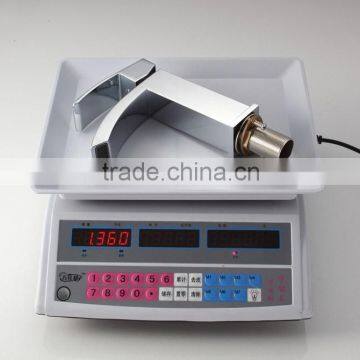 Deck Mounted Solid Brass Waterfall Hot and Cold Basin Tap 68 1101 photo-2