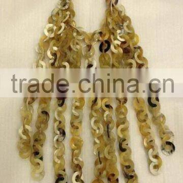 Vietnamese handicraft nice buffalo horn necklace jewelry