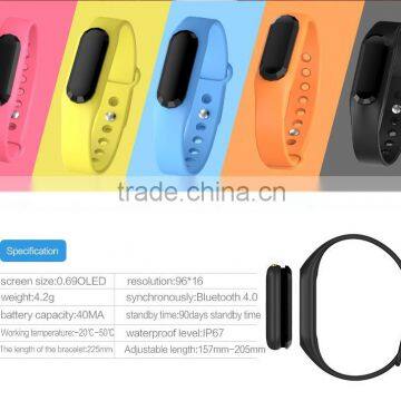 2016 Mens Sport Watches Smart Bracelet Wristband Heart Rate Sleep Monitor Calorie photo-3