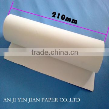 Various gsm cheap thermal paper rolls 210mm Fax paper roll