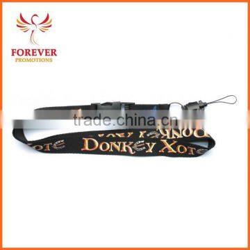 Chinese Manufactory High Quality Basketball Team Polyester Custom Logo Neck Lanyard