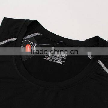 Guangzhou Sportswear Men Muscle Gym Tank Top Compression Sports Clothes for Men photo-5