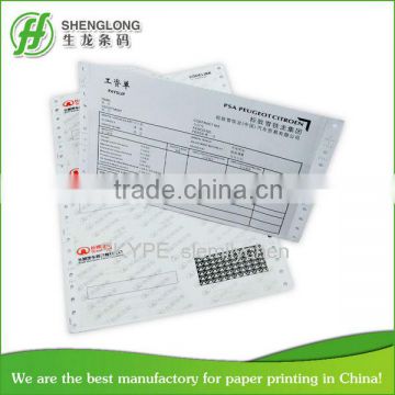 Bank pin mailer printing NCR carbonless paper printing payment sheets