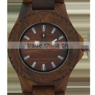 Calgary Watches Wood Nature Red Sandalwood Collection Dark Color