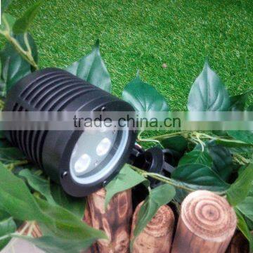 2016 landscaping light 24v black IP65 15W RGB 220V outdoor garden light