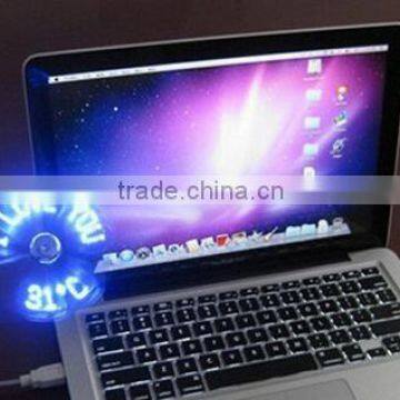 Flashing LED fan