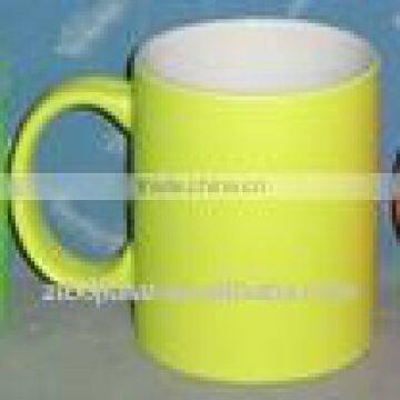 11oz Inner White and Outer Fluorescent Color Mug