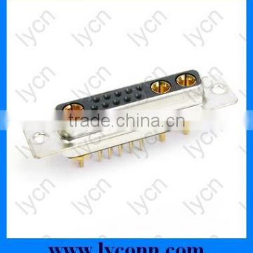 High Power D-sub connector 13W3 Female DIP