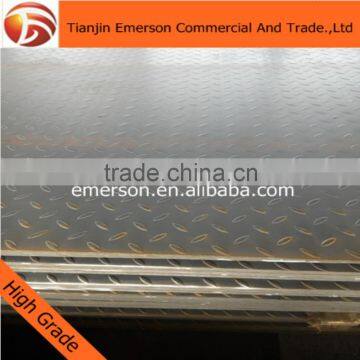 Q235B A36 SS400 S235JR St37 chequered plate 6mm 8mm thick, carbon steel plate, Tianjin, Low Price!