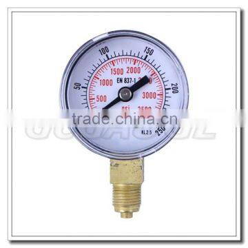 High Quality Brass Internal Stain Steel Manometer photo-2
