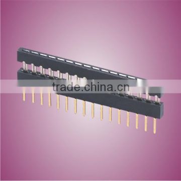 2.54mm Pitch IDC electrical connector double row single row