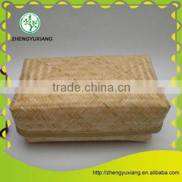 Bamboo rectangular gift box with lid