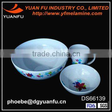 Melamine fancy design eco-friendly dinnerware