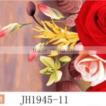 bed sheet fabric Disperse printed fabric popular flower design