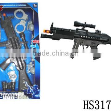 promotional black machine gun new year gift set