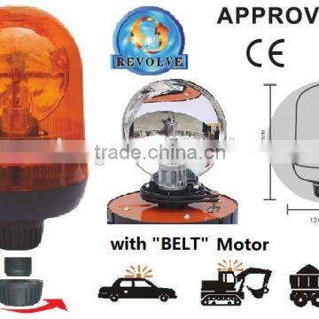 E-MARK Revolving Halogen Warning Light, ECE MARK Rotating Halogen Warning Beacon(SR-BL-502R-5)With Europe Screw DIN Mount Beacon
