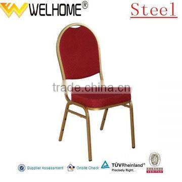 Morden Stackable Steel Banquet Chair For Restaurant