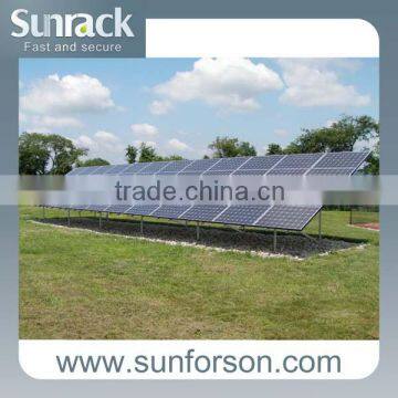 Solar panel installation Ground screw pile solar bracket