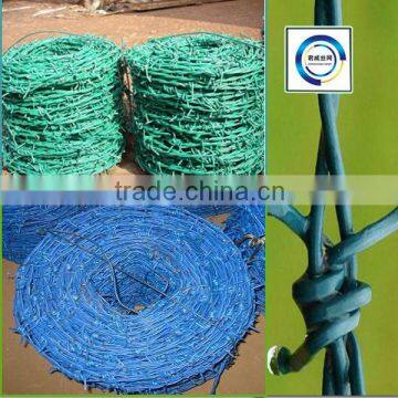 Manufacturer Price PVC Coated Barbed Wire Made in China