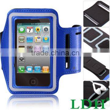 Workout Brush Cover Gym Case for Apple Iphone 4 4S 4G Holder +Key Slot Casual Sport Accessories Arm Band Waterproof for Iphone4 photo-4