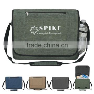 wholesale promotional Polycanvas mensTravel custom Messenger Bag