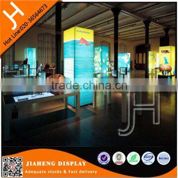 High end science museum exhibition display equipment with led design