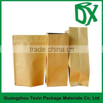 Natural Brown Kraft Paper Bags With Tin Tie for Coffee Packaging photo-6