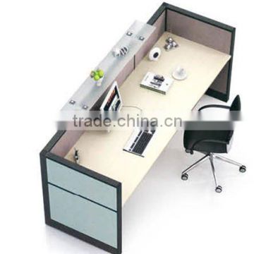 2012 NEW TG008 office furniture front office desk design with glass