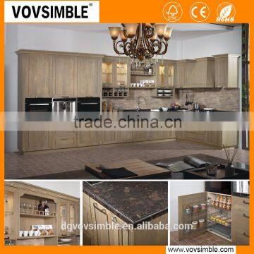 modern solid wood kitchen cabinet