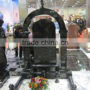 absolute black granite monument