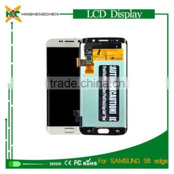 Wholesale original Mobile phone display for samsung galaxy s6 edge lcd digitizer