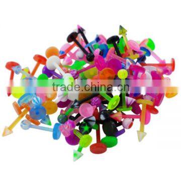 2016 wholesale acrylic labert lip jewelry piercing labert lip jewelry