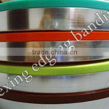 two colored PVC/abs edge banding for desk edge protection