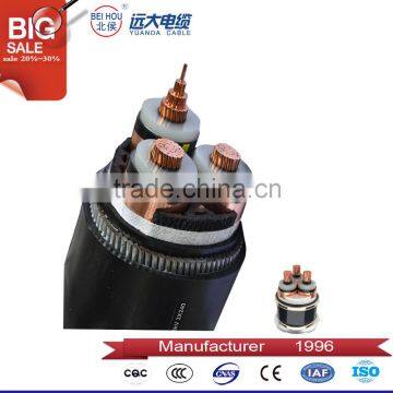 3+1 cores LSF Multi Core Steel Wire Armored Cable with PVC or XLPE Insulation