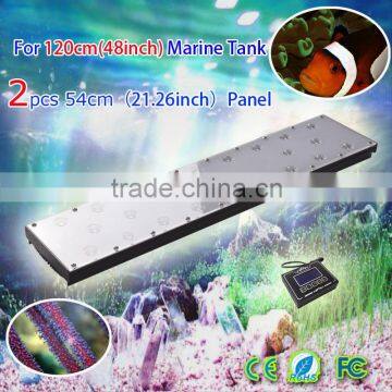 Vivi color 240w programmable sunise sunset aquarium led lighting no fan no noise smart controller 120-160cm