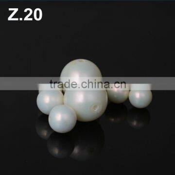 China Manufacturer Wholesale Colored Artificial Loose Pearls Z17