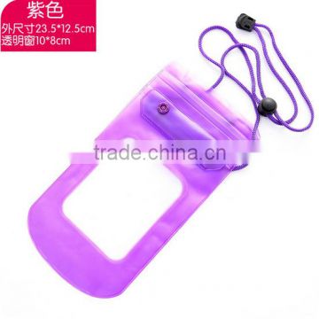 Dust and waterproof PVC mobile phone bag / waterproof cell phone bag